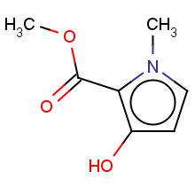 1H-Pyrrole-2-carboxylic acid, 3-hydroxy-1-methyl-, methyl ester