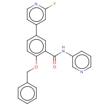 5-(2-氟-4-吡啶基)-2-(苯基甲氧基)-N-3-吡啶基苯甲酰胺