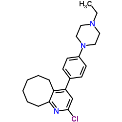 2-Chloro-4-[4-(4-ethyl-1-piperazinyl)phenyl]-5,6,7,8,9,10-hexahydrocycloocta[b]pyridine
