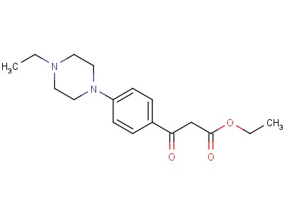 ethyl 3-(4-(4-ethylpiperazin-1-yl)phenyl)-3-oxopropanoate