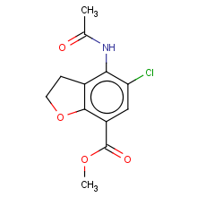 4-乙酰胺氨基-5-氯-7-苯并呋喃甲酸甲酯