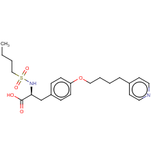 N-丁磺酰基-(4-(4-吡啶基)丁基)-L-酪氨酸