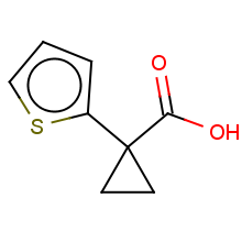 1-(thien-2-yl)cyclopropanecarboxylic acid