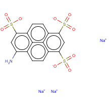 8-aminopyrene-1,3,6-trisulfonic acid, trisodium salt