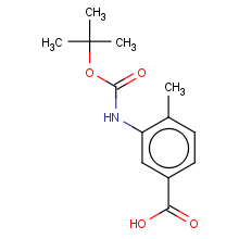 3-[(tert-butyloxycarbonyl)amino]-4-methylbenzoic acid