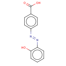 4-[(4'-hydroxyphenyl)diazenyl] benzoic acid