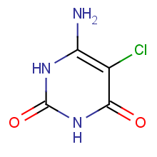 Uracil, 6-amino-5-chloro- (7CI)