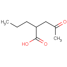 4-oxo-2-propyl-valeric acid