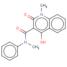 N-phenyl-N-methyl-1,2-dihydro-4-hydroxy-1-methyl-2-oxo-quinoline-3-carboxamide