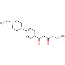 Benzenepropanoic acid, 4-？(4-？ethyl-？1-？piperazinyl)？-？β-？oxo-？, ethyl ester