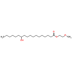 12-hydroxy-octadecanoic acid-(2-methoxy-ethyl ester)