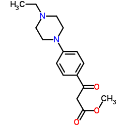 methyl 3-(4-(4-ethylpiperazin-1-yl)phenyl)-3-oxopropanoate