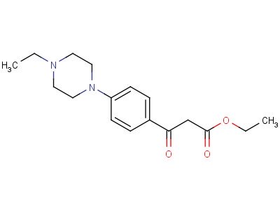 ethyl 3-(4-(4-ethylpiperazin-1-yl)phenyl)-3-oxopropanoate