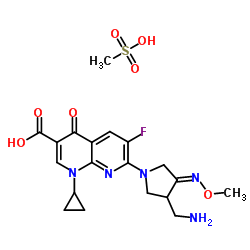Gemifioxacin mesylate
