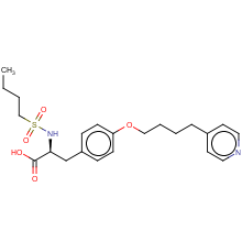 N-Butylsulfonyl-O-(4-(4-pyridinyl)butyl)-L-tyrosine