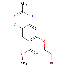 Benzoic acid,4-(acetylamino)-2-(2-bromoethoxy)-5-chloro-,methyl ester