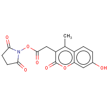N-succinimidyl (7-hydroxy-4-methyl-3-coumarinyl)acetate